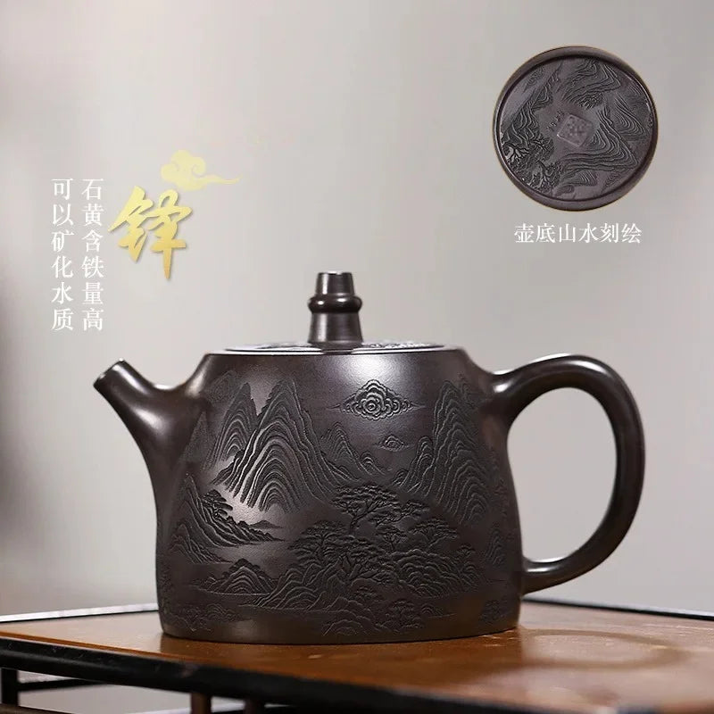Yixing Handmade Purple Clay Teapot Household Beauty Single Pot Chinese Style Purple Clay Teapot Tea Ceremony Supplies